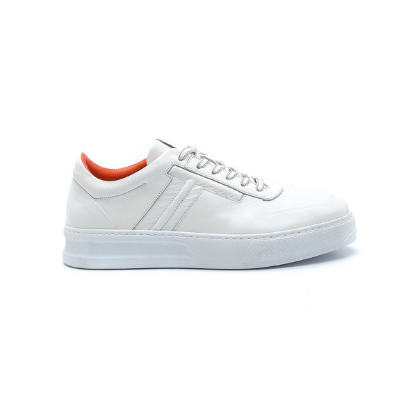 White Men Leather Sneaker