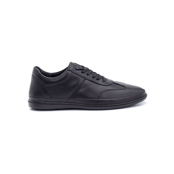 Black Men Leather Sneaker